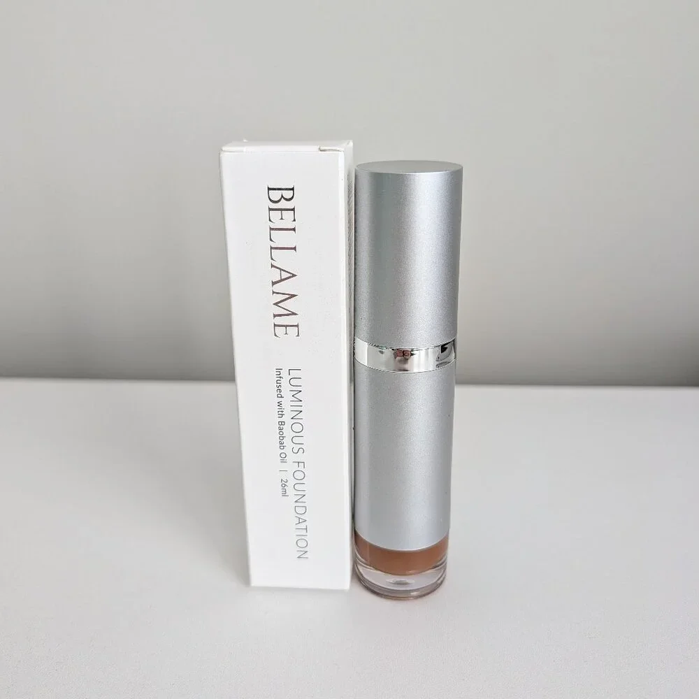 Bellame Luminous Foundation Baobab Oil 18 Deep, Very Deep w Rosy Undertones 26ml
